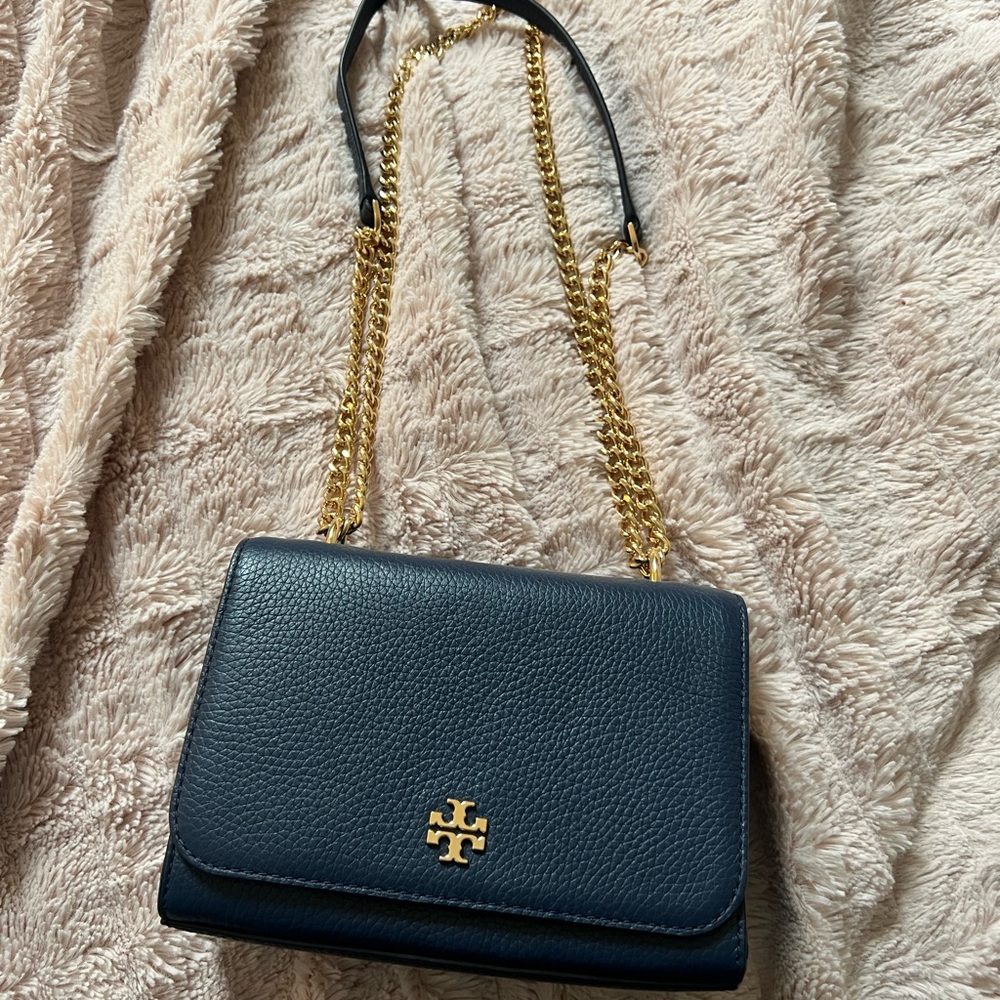 Tory Burch navy crossbody bag